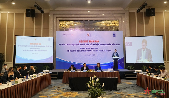 Consultation pour le projet de stratégie nationale sur le changement climatique à l'horizon 2050 ảnh 1 Consultation pour le projet de stratégie nationale sur le changement climatique à l'horizon 2050 ảnh 1