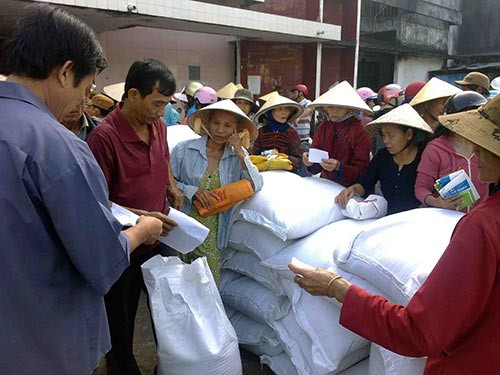 Distribution de riz pour la province de Thanh Hoa ảnh 1 Distribution de riz pour la province de Thanh Hoa ảnh 1