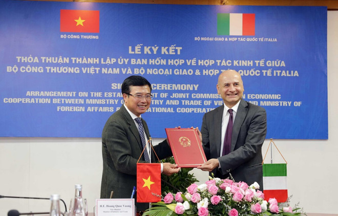 Création d'une Commission mixte de coopération économique Vietnam-Italie ảnh 1 Création d'une Commission mixte de coopération économique Vietnam-Italie ảnh 1