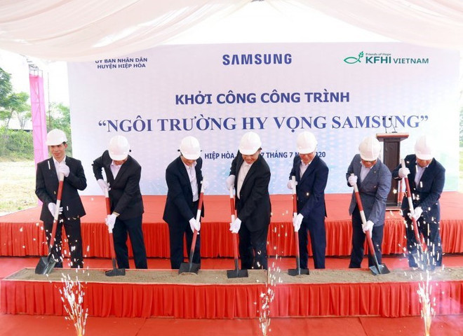 Samsung Hope School au profit des élèves démunis de Bac Giang ảnh 1 Samsung Hope School au profit des élèves démunis de Bac Giang ảnh 1