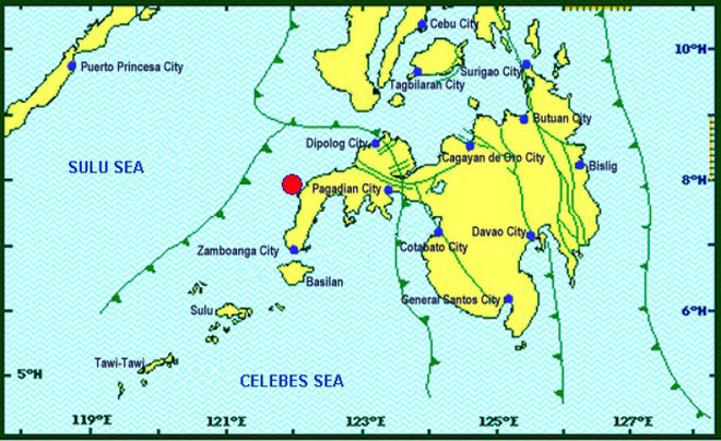 Un tremblement de terre de magnitude 5,4 frappe les Philippines ảnh 1 Un tremblement de terre de magnitude 5,4 frappe les Philippines ảnh 1