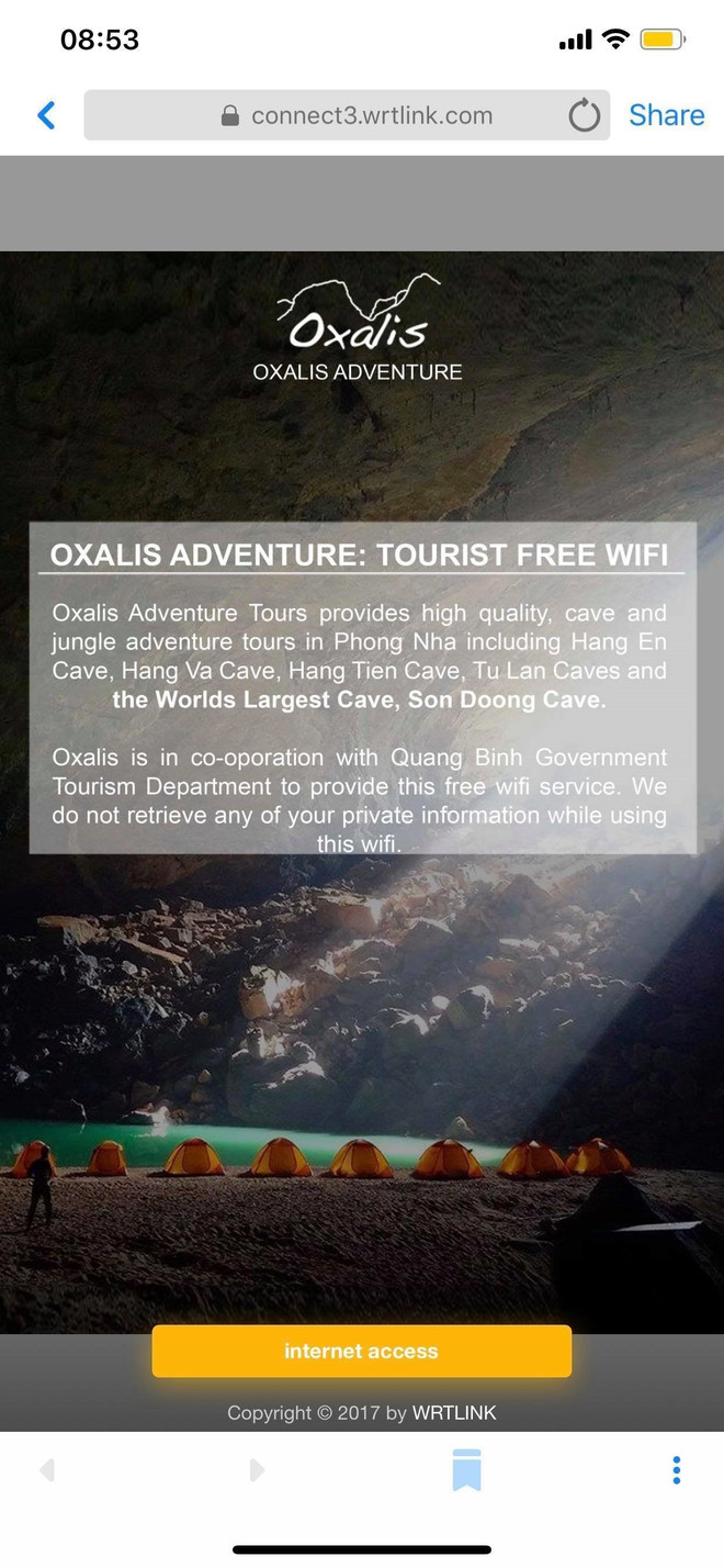 Quang Binh : le wifi gratuit pour tous au parc national de Phong Nha - Ke Bang ảnh 1 Quang Binh : le wifi gratuit pour tous au parc national de Phong Nha - Ke Bang ảnh 1