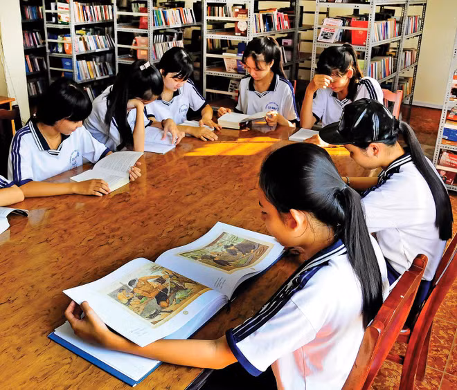 La République de Corée ouvre trois nouvelles bibliothèques pour étudiants au Vietnam ảnh 1 La République de Corée ouvre trois nouvelles bibliothèques pour étudiants au Vietnam ảnh 1