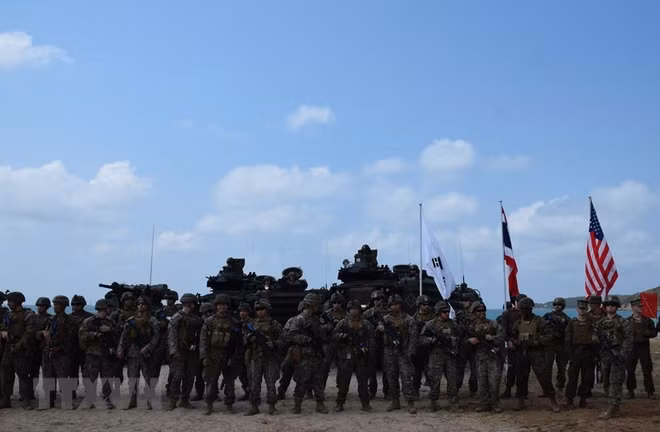 Thaïlande: Manœuvre de débarquement dans le cadre de l’exercice Cobra Gold ảnh 1