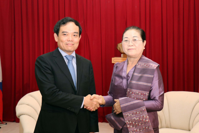 Nouvel An laotien : Ho Chi Minh-Ville adresse ses vœux au Consulat général du Laos ảnh 2 Nouvel An laotien : Ho Chi Minh-Ville adresse ses vœux au Consulat général du Laos ảnh 2