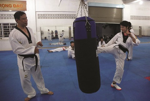 Une classe de taekwondo pas comme les autres ảnh 1 Une classe de taekwondo pas comme les autres ảnh 1