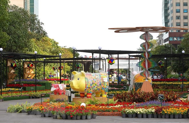 Ouverture de la rue florale Nguyên Huê 2019 à Ho Chi Minh-Ville ảnh 1 Ouverture de la rue florale Nguyên Huê 2019 à Ho Chi Minh-Ville ảnh 1
