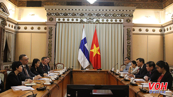 Ho Chi Minh-Ville et la Finlande renforcent leur coopération dans plusieurs domaines ảnh 1 Ho Chi Minh-Ville et la Finlande renforcent leur coopération dans plusieurs domaines ảnh 1