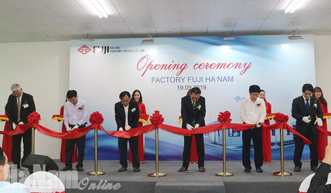 Ha Nam: Inauguration de l'usine Fuji Electric Industry Vietnam ảnh 1 Ha Nam: Inauguration de l'usine Fuji Electric Industry Vietnam ảnh 1