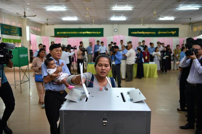 Cambodge : Plus de 80% des électeurs ont participé aux 6es législatives ảnh 1 Cambodge : Plus de 80% des électeurs ont participé aux 6es législatives ảnh 1