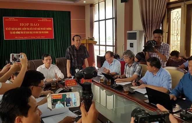 Scandale au baccalauréat à Hà Giang : ouverture d’une procédure pénale ảnh 1 Scandale au baccalauréat à Hà Giang : ouverture d’une procédure pénale ảnh 1
