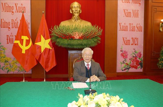Vietnam-Chine : conversation téléphonique entre Nguyen Phu Trong et Xi Jinping ảnh 1 Vietnam-Chine : conversation téléphonique entre Nguyen Phu Trong et Xi Jinping ảnh 1