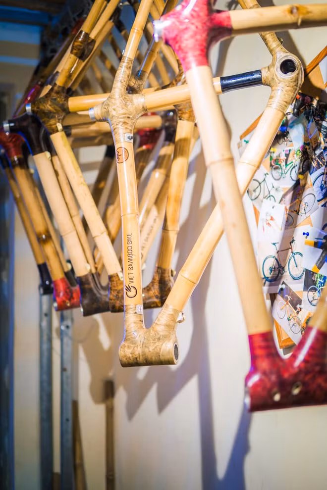 Un vélo en bambou «made in Vietnam» ảnh 2 Un vélo en bambou «made in Vietnam» ảnh 2
