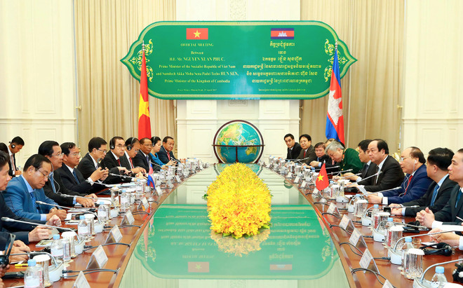 Déclaration commune Vietnam-Cambodge ảnh 1 Déclaration commune Vietnam-Cambodge ảnh 1