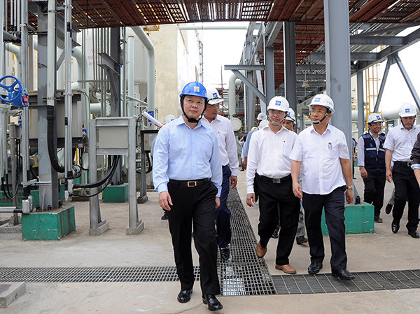 Un ministre inspecte les ouvrages de protection environnementale de Formosa ảnh 1 Un ministre inspecte les ouvrages de protection environnementale de Formosa ảnh 1