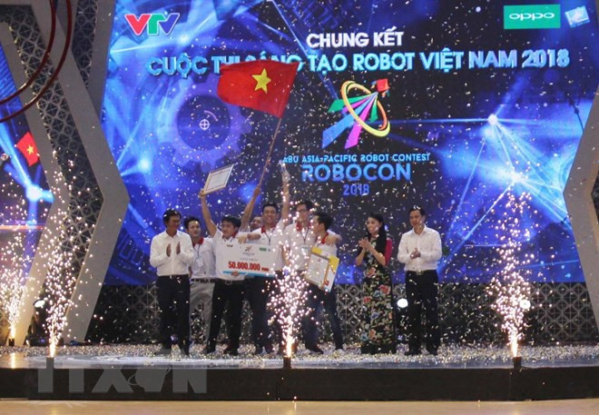L’Université Lac Hong domine le concours Robocon Vietnam 2018 ảnh 1 L’Université Lac Hong domine le concours Robocon Vietnam 2018 ảnh 1