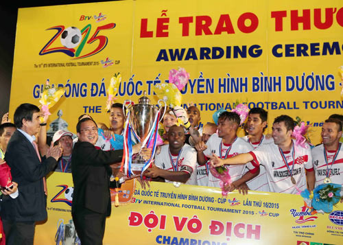 BTV Cup 2015 : l’équipe brésilienne de Bangu Atlético championne ảnh 1 BTV Cup 2015 : l’équipe brésilienne de Bangu Atlético championne ảnh 1