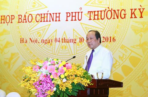 Gouvernement: conférence de presse portent sur des questions brûlantes ảnh 1 Gouvernement: conférence de presse portent sur des questions brûlantes ảnh 1