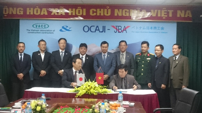 Construction : un protocole d’accord signé entre la VACC et des associations japonaises ảnh 1 Construction : un protocole d’accord signé entre la VACC et des associations japonaises ảnh 1