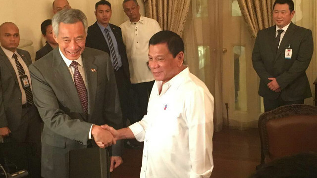 Les dirigeants singapourien et philippin discutent le traitement des défis transnationaux ảnh 1 Les dirigeants singapourien et philippin discutent le traitement des défis transnationaux ảnh 1