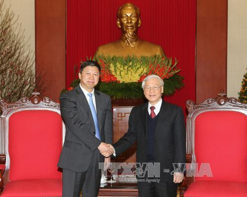 Vietnam-Chine: Nguyen Phu Trong reçoit l’envoyé spécial de Xi Jinping ảnh 1 Vietnam-Chine: Nguyen Phu Trong reçoit l’envoyé spécial de Xi Jinping ảnh 1