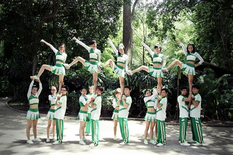 La déferlante cheerleading à Hô Chi Minh-Ville ảnh 2 La déferlante cheerleading à Hô Chi Minh-Ville ảnh 2
