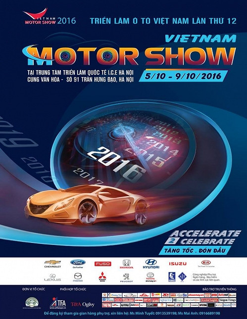 Treize marques présentes au Vietnam Motor Show 2016 ảnh 1 Treize marques présentes au Vietnam Motor Show 2016 ảnh 1