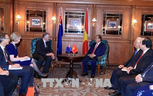 Entrevue Nguyen Xuan Phuc et Trevor Mallard ảnh 1 Entrevue Nguyen Xuan Phuc et Trevor Mallard ảnh 1