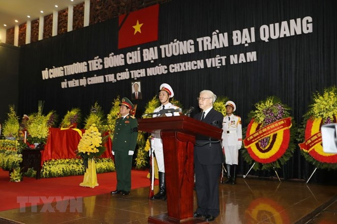 Cérémonie commémorative en mémoire du président Trân Dai Quang ảnh 1 Cérémonie commémorative en mémoire du président Trân Dai Quang ảnh 1