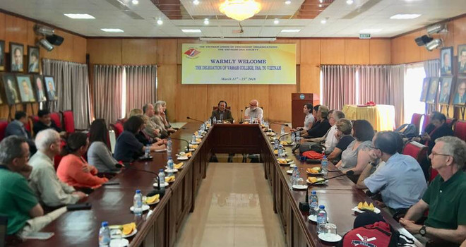 Une délégation de l'Université américaine de Vassar au Vietnam ảnh 1 Une délégation de l'Université américaine de Vassar au Vietnam ảnh 1