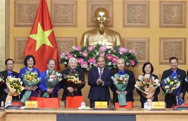 Le PM rencontre des anciens responsables de l’Union de la jeunesse communiste ảnh 1 Le PM rencontre des anciens responsables de l’Union de la jeunesse communiste ảnh 1