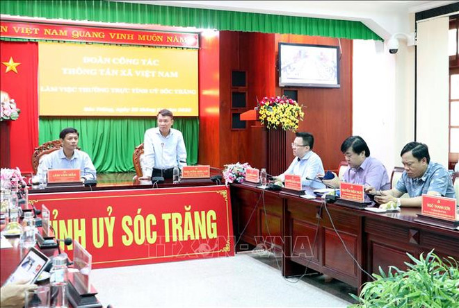 La VNA cherche à intensifier la connexion d'information avec les localités du delta du Mékong ảnh 1 La VNA cherche à intensifier la connexion d'information avec les localités du delta du Mékong ảnh 1