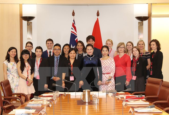La présidente de l’Assemblée nationale apprécie le programme "New Colombo Plan" ảnh 1 La présidente de l’Assemblée nationale apprécie le programme "New Colombo Plan" ảnh 1