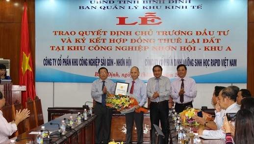 Binh Dinh: trois nouveaux projets de 570 milliards de dôngs autorisés ảnh 1 Binh Dinh: trois nouveaux projets de 570 milliards de dôngs autorisés ảnh 1
