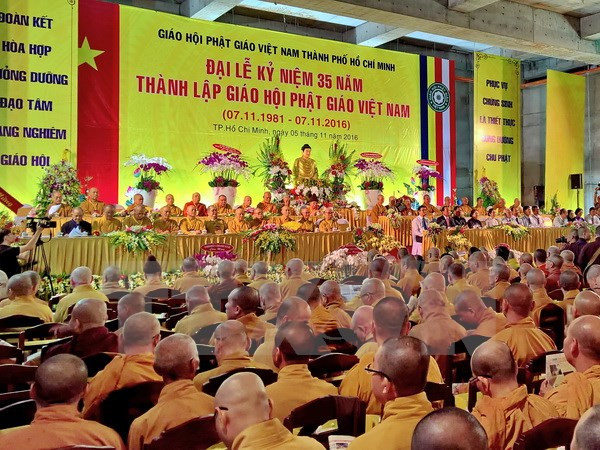 Le FPV félicite l’Eglise bouddhique du Vietnam pour son 35e son anniversaire ảnh 1 Le FPV félicite l’Eglise bouddhique du Vietnam pour son 35e son anniversaire ảnh 1