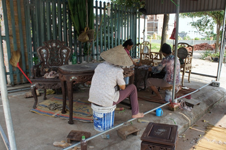 Hai Minh, le village de la menuiserie d’art ảnh 3