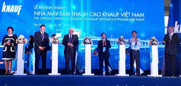 Une usine de plaques de plâtre de 30 millions d’euros voit le jour à Hai Phong ảnh 1 Une usine de plaques de plâtre de 30 millions d’euros voit le jour à Hai Phong ảnh 1