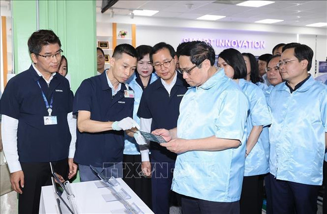 Le Premier ministre Pham Minh Chinh en tournée de travail à Bac Ninh ảnh 3 Le Premier ministre Pham Minh Chinh en tournée de travail à Bac Ninh ảnh 3
