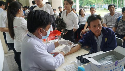 Hô Chi Minh-Ville: 2.000 personnes soumises au dépistage de l'hépatite B et C ảnh 1 Hô Chi Minh-Ville: 2.000 personnes soumises au dépistage de l'hépatite B et C ảnh 1