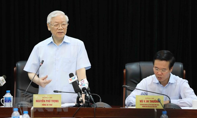 Le leader du PCV travaille avec la commission centrale de propagande et d’éducation du Parti ảnh 1 Le leader du PCV travaille avec la commission centrale de propagande et d’éducation du Parti ảnh 1