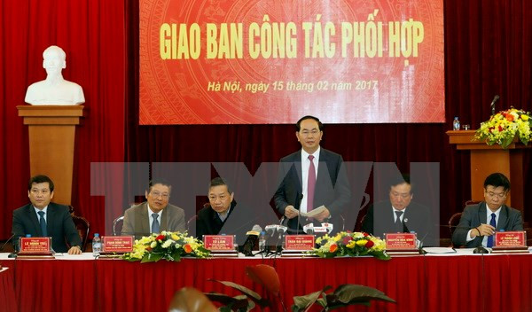 Réunion des organes chargés des affaires judiciaires ảnh 1 Réunion des organes chargés des affaires judiciaires ảnh 1
