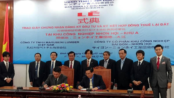 Bois et ameublement: un projet japonais autorisé à Binh Dinh ảnh 1 Bois et ameublement: un projet japonais autorisé à Binh Dinh ảnh 1