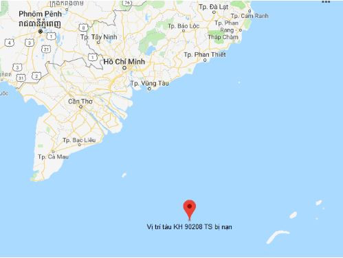 Le Vietnam appelle à l’aide pour rechercher les pêcheurs disparus ảnh 1 Le Vietnam appelle à l’aide pour rechercher les pêcheurs disparus ảnh 1