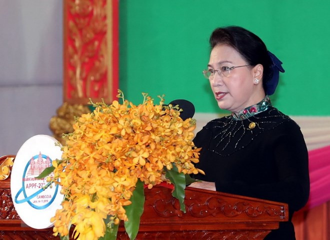 La présidente de l'AN Nguyen Thi Kim Ngan termine sa participation au FPAP-27 au Cambodge ảnh 1 La présidente de l'AN Nguyen Thi Kim Ngan termine sa participation au FPAP-27 au Cambodge ảnh 1