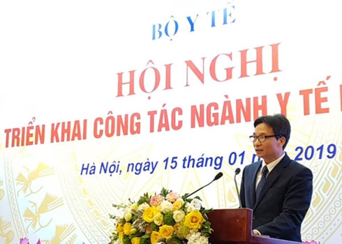 Le vice-Premier ministre Vu Duc Dam exhorte le secteur de la santé à mieux faire ảnh 1 Le vice-Premier ministre Vu Duc Dam exhorte le secteur de la santé à mieux faire ảnh 1