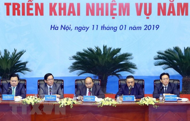 Le PM Nguyên Xuân Phuc à la conférence-bilan de 2018 de PetroVietnam ảnh 1 Le PM Nguyên Xuân Phuc à la conférence-bilan de 2018 de PetroVietnam ảnh 1