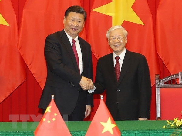 Vietnam-Chine: échange des messages de félicitations à l'occasion des 69 ans des liens diplomatiques ảnh 1 Vietnam-Chine: échange des messages de félicitations à l'occasion des 69 ans des liens diplomatiques ảnh 1