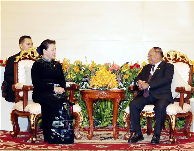 La présidente de l’AN appelle à l'achèvement de la pose des bornes sur la frontière Vietnam-Cambodge ảnh 1 La présidente de l’AN appelle à l'achèvement de la pose des bornes sur la frontière Vietnam-Cambodge ảnh 1