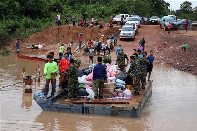 Barrage effondré au Laos : la Thaïlande appelle ses citoyens à aider les victimes ảnh 1 Barrage effondré au Laos : la Thaïlande appelle ses citoyens à aider les victimes ảnh 1