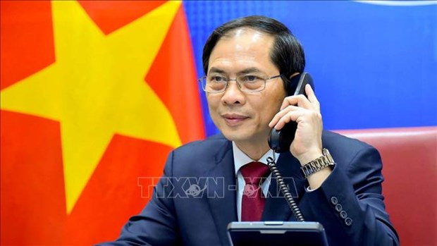 Vietnam-Chine : conversation téléphonique entre Bui Thanh Son et Wang Yi ảnh 1
